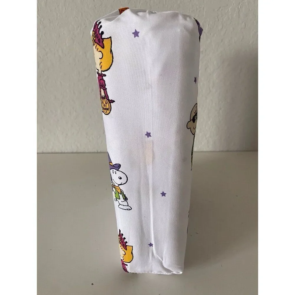 Peanuts Snoopy Charlie Brown Halloween Costumes QUEEN‎ Size Sheet Set NEW
